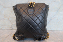 画像をギャラリービューアに読み込む, CHANEL/シャネル マトラッセチェーンリュック ラムスキン ブラック/ゴールド金具 リュック 700100224