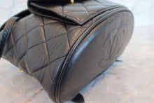 画像をギャラリービューアに読み込む, CHANEL/シャネル マトラッセチェーンリュック ラムスキン ブラック/ゴールド金具 リュック 700100224