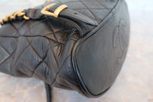 画像をギャラリービューアに読み込む, CHANEL/シャネル マトラッセチェーンリュック ラムスキン ブラック/ゴールド金具 リュック 700100224