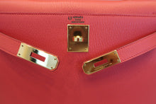 將圖片載入圖庫檢視器 HERMES/エルメス ケリー28 パーソナルオーダー シェーブル ローズジャイプール/ベトン □Q刻印 ショルダーバッグ 700070136