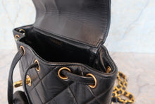 画像をギャラリービューアに読み込む, CHANEL/シャネル マトラッセチェーンリュック ラムスキン ブラック/ゴールド金具 リュック 700100224