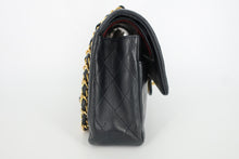 画像をギャラリービューアに読み込む, CHANEL/シャネル マトラッセWフラップWチェーンショルダーバッグ ラムスキン ネイビー/ゴールド金具 ショルダーバッグ 800090231