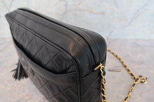將圖片載入圖庫檢視器 CHANEL/シャネル マトラッセフリンジチェーンショルダーバッグ ラムスキン ブラック/ゴールド金具 ショルダーバッグ 700090154