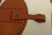 将图片加载到图库查看器,HERMES EVELYNE1 GM Toile H/Leather Beige/Gold □F刻印 Shoulder bag 700120016