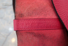 Load image into Gallery viewer, HERMES PICOTIN LOCK Eclat MM Clemence leather/Swift leather Framboise/Rouge sellier Z Engraving Hand bag 600100161