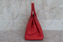 画像をギャラリービューアに読み込む, HERMES/エルメス バーキン30 ヴォースイフト ルージュガランス □L刻印 ハンドバッグ 700070121