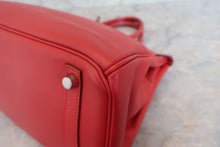 画像をギャラリービューアに読み込む, HERMES/エルメス バーキン30 ヴォースイフト ルージュガランス □L刻印 ハンドバッグ 700070121