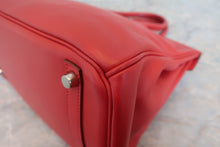 画像をギャラリービューアに読み込む, HERMES/エルメス バーキン30 ヴォースイフト ルージュガランス □L刻印 ハンドバッグ 700070121