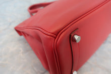 画像をギャラリービューアに読み込む, HERMES/エルメス バーキン30 ヴォースイフト ルージュガランス □L刻印 ハンドバッグ 700070121