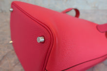 Load image into Gallery viewer, HERMES PICOTIN LOCK CASAQUE 2PM Clemence leather Rose mexico/Rose extreme/Rouge de coeur Y Engraving Hand bag 800080104
