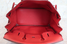 画像をギャラリービューアに読み込む, HERMES/エルメス バーキン30 ヴォースイフト ルージュガランス □L刻印 ハンドバッグ 700070121