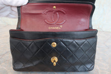 画像をギャラリービューアに読み込む, CHANEL/シャネル マトラッセWフラップWチェーンショルダーバッグ ブラック/ゴールド金具 ラムスキン ショルダーバッグ 800060048