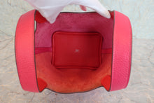Load image into Gallery viewer, HERMES PICOTIN LOCK CASAQUE 2PM Clemence leather Rose mexico/Rose extreme/Rouge de coeur Y Engraving Hand bag 800080104