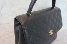 將圖片載入圖庫檢視器 CHANEL/シャネル マトラッセ台形ハンドバッグ キャビアスキン ブラック/ゴールド金具 ハンドバッグ 700090161
