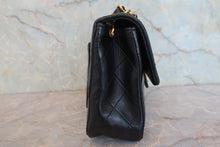 Load image into Gallery viewer, CHANEL Mini Matelasse single flap chain shoulder bag Lambskin Black/Gold hadware Shoulder bag 800060162