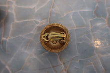 Load image into Gallery viewer, CHANEL CC mark Round earring Gold plate Gold Earring 600080072