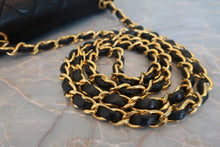 Load image into Gallery viewer, CHANEL Mini Matelasse single flap chain shoulder bag Lambskin Black/Gold hadware Shoulder bag 800060162
