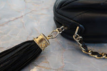 画像をギャラリービューアに読み込む, CHANEL/シャネル ココマークフリンジチェーンショルダーバッグ ラムスキン ブラック/ゴールド金具 ショルダーバッグ 700100221