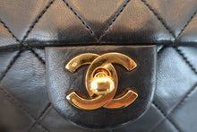 Load image into Gallery viewer, CHANEL Mini Matelasse single flap chain shoulder bag Lambskin Black/Gold hadware Shoulder bag 800060162