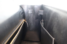 画像をギャラリービューアに読み込む, HERMES/エルメス ケリー32 ボックスカーフ ブラック □J刻印 ショルダーバッグ 700070117