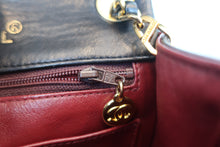 Load image into Gallery viewer, CHANEL Mini Matelasse single flap chain shoulder bag Lambskin Black/Gold hadware Shoulder bag 800060162