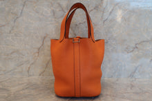 Load image into Gallery viewer, HERMES PICOTIN LOCK PM Clemence leather Orange □L Engraving Orange 600120263