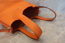 Load image into Gallery viewer, HERMES PICOTIN LOCK PM Clemence leather Orange □L Engraving Orange 600120263