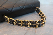 Load image into Gallery viewer, CHANEL Matelasse trapezoid chain hand bag Lambskin Black/Gold hadware Hand bag 800070012