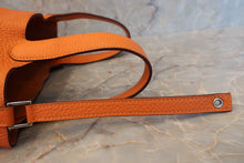 Load image into Gallery viewer, HERMES PICOTIN LOCK PM Clemence leather Orange □L Engraving Orange 600120263