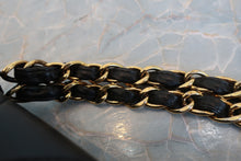 Load image into Gallery viewer, CHANEL Matelasse trapezoid chain hand bag Lambskin Black/Gold hadware Hand bag 800070012