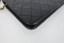 画像をギャラリービューアに読み込む, CHANEL/シャネル マトラッセプッシュロックチェーンショルダーバッグ ラムスキン ブラック/ゴールド金具 ショルダーバッグ 800090179