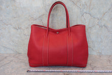 將圖片載入圖庫檢視器 HERMES/エルメス ガーデンパーティPM ネゴンダ ルージュ □L刻印 トートバッグ 800050127
