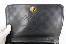 画像をギャラリービューアに読み込む, CHANEL/シャネル マトラッセプッシュロックチェーンショルダーバッグ ラムスキン ブラック/ゴールド金具 ショルダーバッグ 800090179