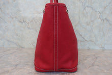 將圖片載入圖庫檢視器 HERMES/エルメス ガーデンパーティPM ネゴンダ ルージュ □L刻印 トートバッグ 800050127