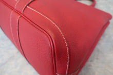 將圖片載入圖庫檢視器 HERMES/エルメス ガーデンパーティPM ネゴンダ ルージュ □L刻印 トートバッグ 800050127