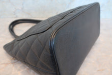 画像をギャラリービューアに読み込む, CHANEL/シャネル 復刻トート キャビアスキン ブラック/ゴールド金具 トートバッグ 700100246