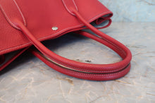 將圖片載入圖庫檢視器 HERMES/エルメス ガーデンパーティPM ネゴンダ ルージュ □L刻印 トートバッグ 800050127