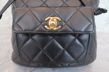 画像をギャラリービューアに読み込む, CHANEL/シャネル マトラッセチェーンリュック ラムスキン ブラック/ゴールド金具 リュック 700080135