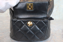 画像をギャラリービューアに読み込む, CHANEL/シャネル マトラッセチェーンリュック ラムスキン ブラック/ゴールド金具 リュック 700080135