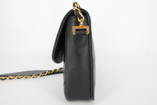 将图片加载到图库查看器,CHANEL/香奈儿 Vicolore 大号经典双C 链条包 羊皮 Black/Gold hardware(黑色/金色金属) 肩背包 800100053