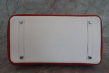 將圖片載入圖庫檢視器 HERMES/エルメス バーキン35 バイカラー トリヨンクレマンス サンギーヌ/ホワイト □O刻印 ハンドバッグ 700070128