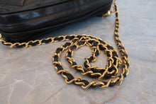 Load image into Gallery viewer, CHANEL Matelasse fringe chain shoulder bag Lambskin Black/Gold hadware Shoulder bag 800070028
