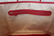 將圖片載入圖庫檢視器 HERMES/エルメス ガーデンパーティPM ネゴンダ ルージュ □L刻印 トートバッグ 800050127