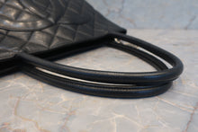 画像をギャラリービューアに読み込む, CHANEL/シャネル 復刻トート キャビアスキン ブラック/シルバー金具 トートバッグ 800010079