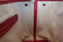 將圖片載入圖庫檢視器 HERMES/エルメス ガーデンパーティPM ネゴンダ ルージュ □L刻印 トートバッグ 800050127