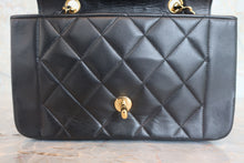 画像をギャラリービューアに読み込む, CHANEL/シャネル ダイアナマトラッセチェーンショルダーバッグ ラムスキン ブラック/ゴールド金具 ショルダーバッグ 800040006