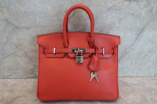 Load image into Gallery viewer, HERMES BIRKIN 25 Tadlakt lether Sanguine □R Engraving Hand bag 700090204