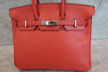 Load image into Gallery viewer, HERMES BIRKIN 25 Tadlakt lether Sanguine □R Engraving Hand bag 700090204