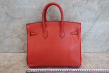 Load image into Gallery viewer, HERMES BIRKIN 25 Tadlakt lether Sanguine □R Engraving Hand bag 700090204