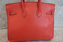 Load image into Gallery viewer, HERMES BIRKIN 25 Tadlakt lether Sanguine □R Engraving Hand bag 700090204